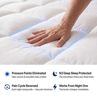 WestMonth™ - Pressure Shield 1000GSM Mattress Topper