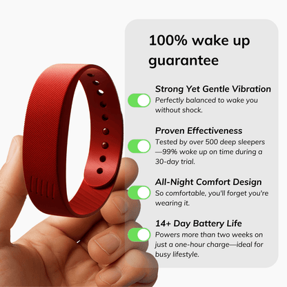 100% Wake-Up Alarm - Red (New Colour)