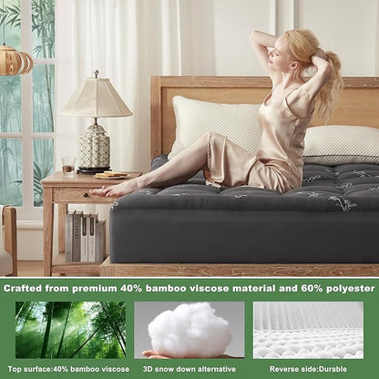 WestMonth™ — Premium 1000GSM Bamboo Topper